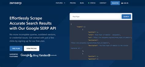 best serp api|The Best API to Unlock Google SERP .